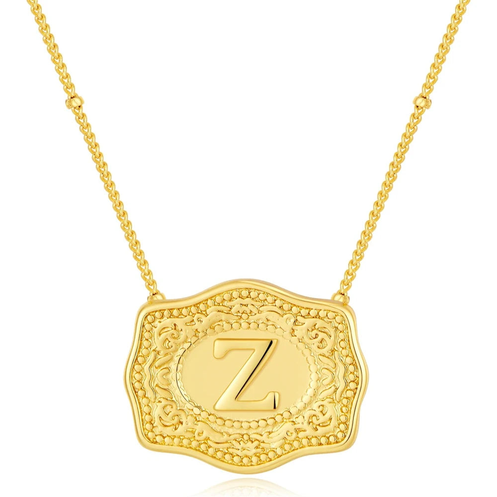 Golden Rein Home Buckle Necklace's