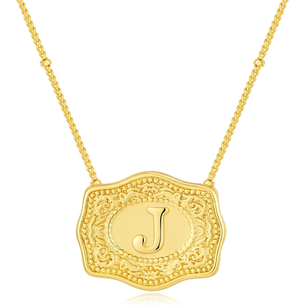 Golden Rein Home Buckle Necklace's