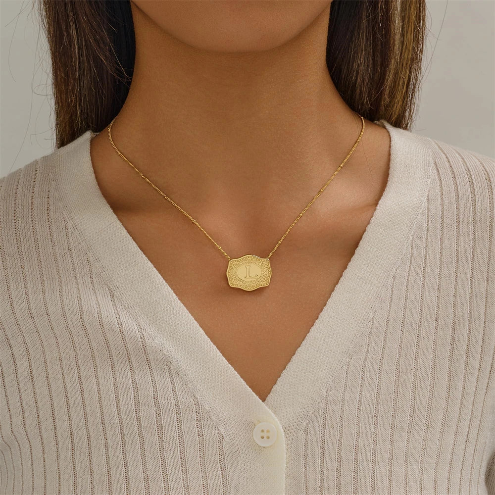 Golden Rein Home Buckle Necklace's