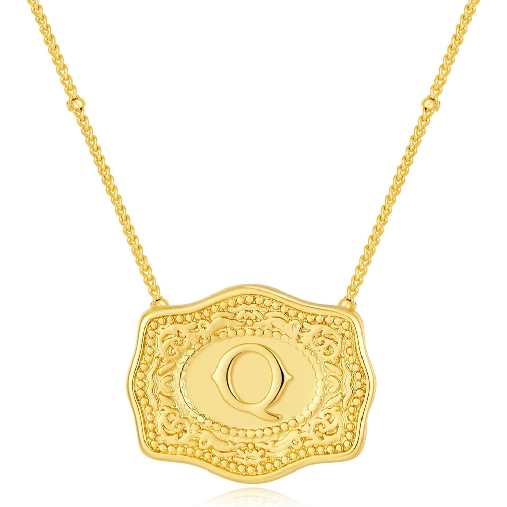 Golden Rein Home Buckle Necklace's