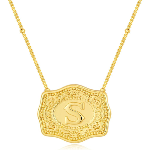 Golden Rein Home Buckle Necklace's