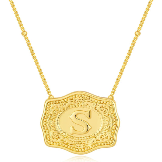 Golden Rein Home Buckle Necklace's