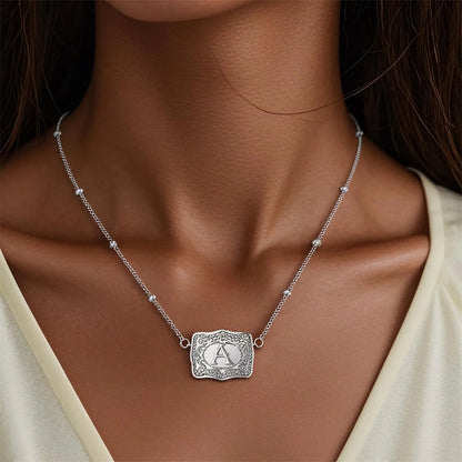 Golden Rein Home Buckle Necklace's