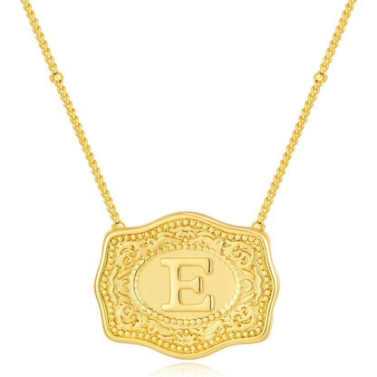 Golden Rein Home Buckle Necklace's