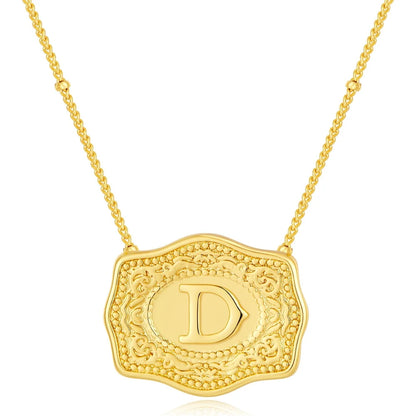 Golden Rein Home Buckle Necklace's