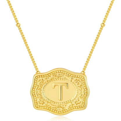 Golden Rein Home Buckle Necklace's
